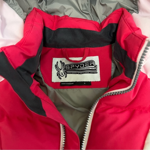 Spyder Ski and Snow Jacket - Little Girls Zadie Synthetic Down - Picture 5 of 12